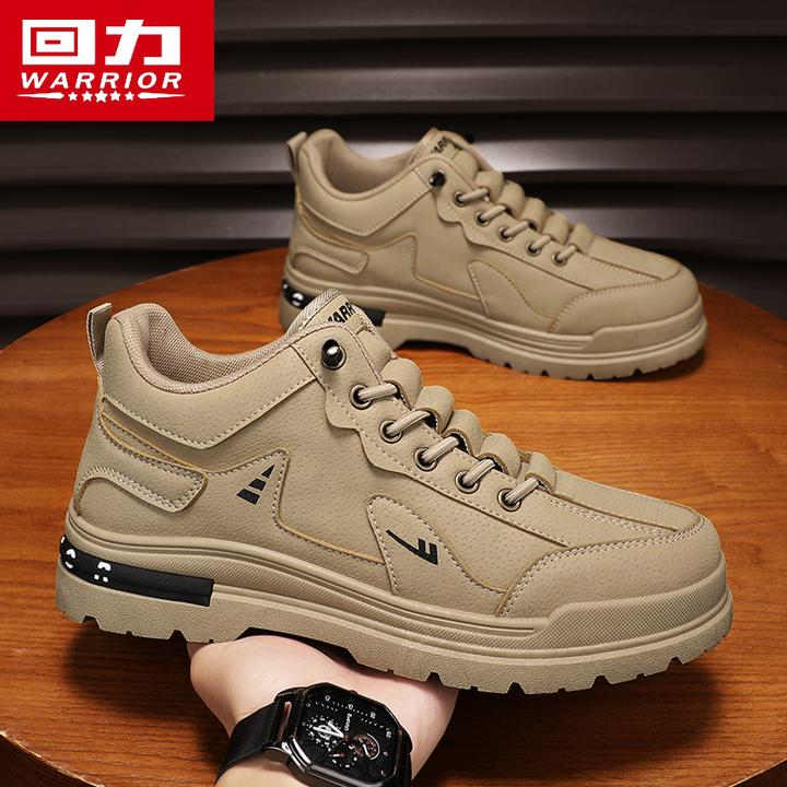 回力男鞋2025新款冬季工地上班防滑耐磨劳保工装休闲工作高帮潮鞋