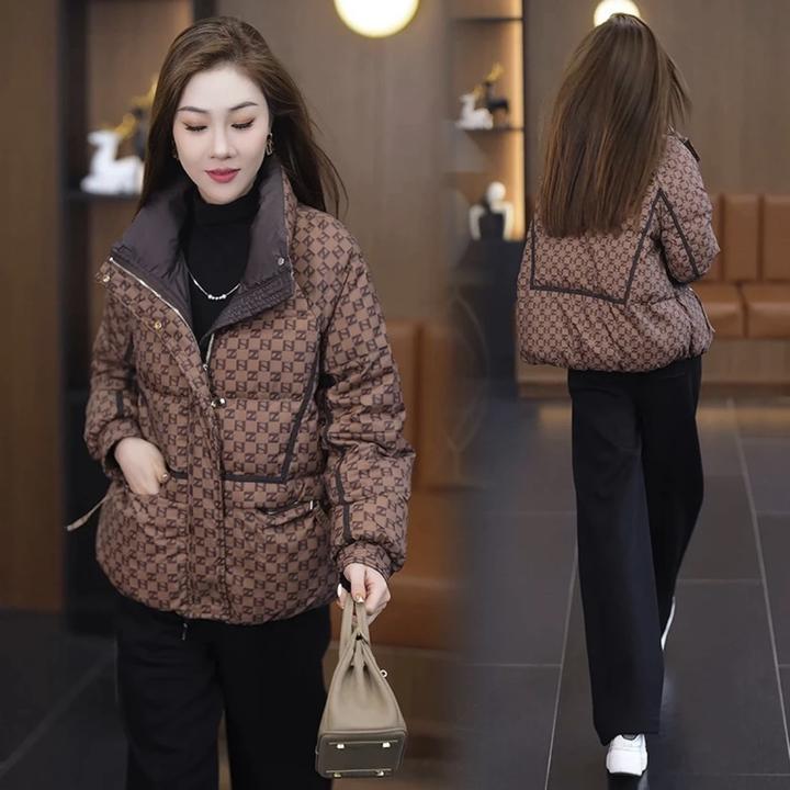 2024年冬季新款气质时尚显瘦保暖加厚白鸭绒羽绒服短款休闲外套女