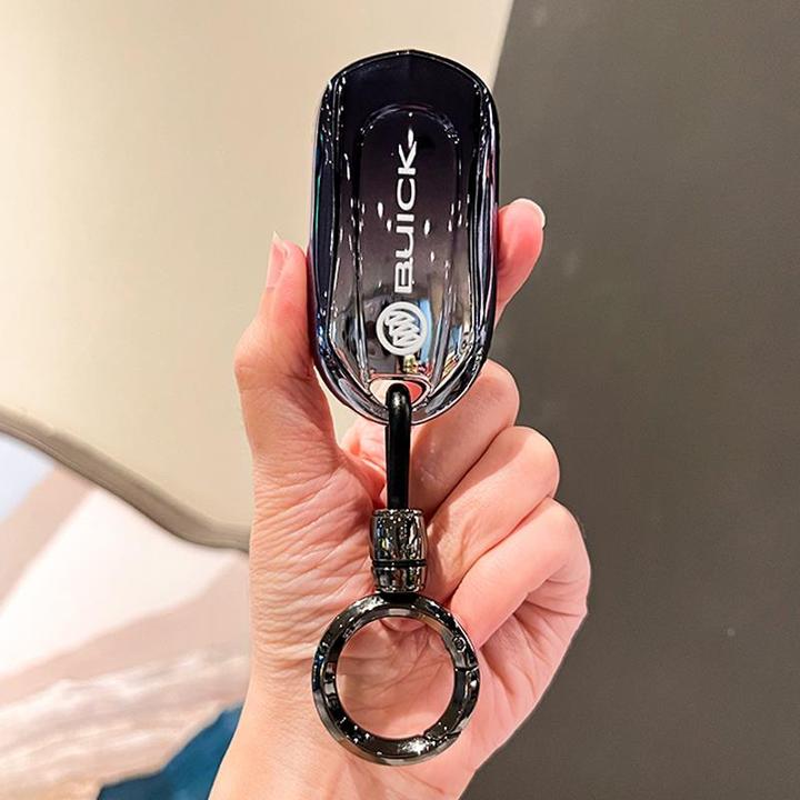 24款别克君威钥匙套2023款男士微蓝gl8君越女昂科旗专用gs包扣壳