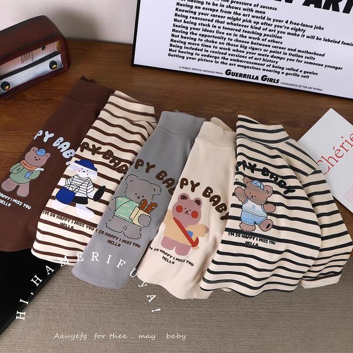 儿童保暖单上衣宝宝德绒男女宝宝舒适家居服打底