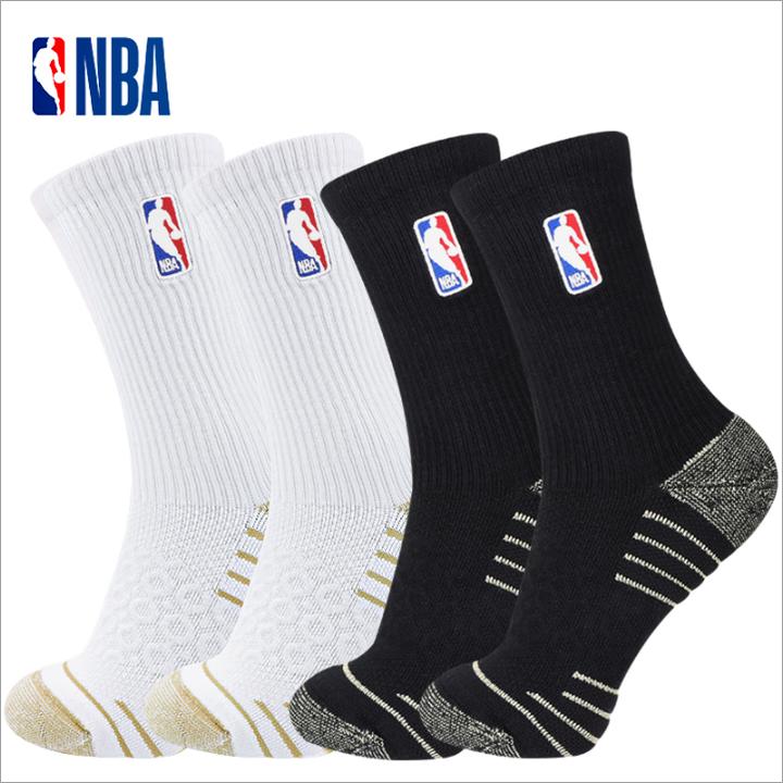 NBA长筒篮球袜运动袜加厚耐磨袜子透气男士羽毛球袜跑步袜训练