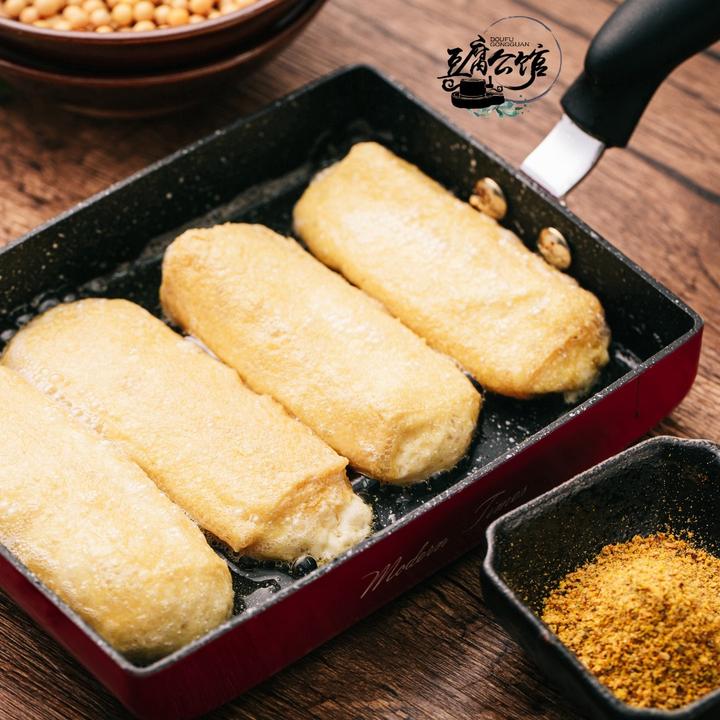 【金条豆腐】云南石屏包浆金条豆腐免泡工厂直发300克/盒油炸