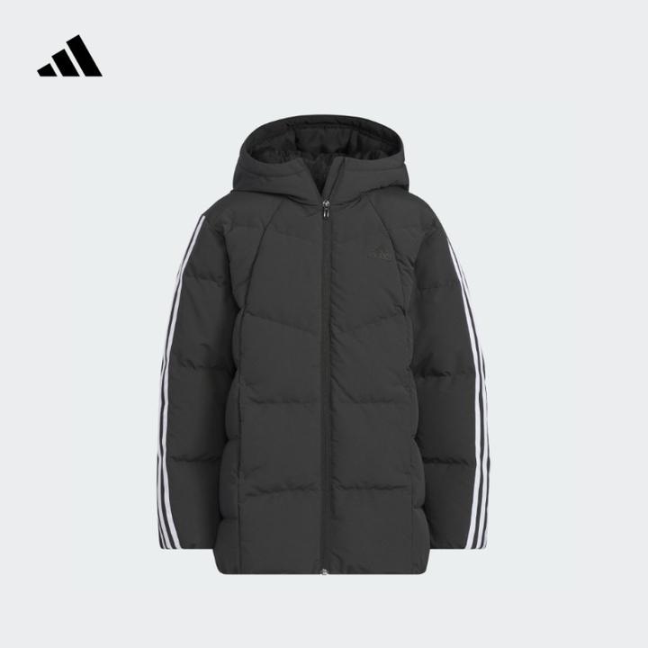 adidas阿迪达斯官方儿童装男大童600蓬保暖连帽鸭绒羽绒服 JM7214