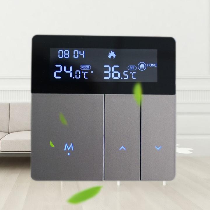 智能采暖器温控器 WIFI智能恒温可编程电热温度控制器简约齐全