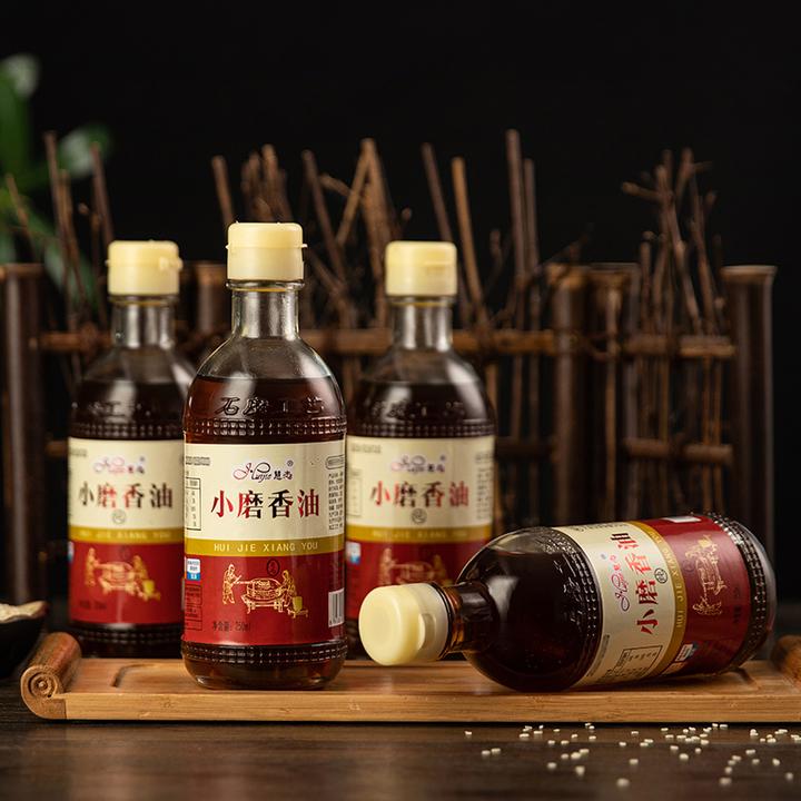 香油传统醇正白芝麻油小磨香油芝麻油月子油家用瓶装调味油多搭配