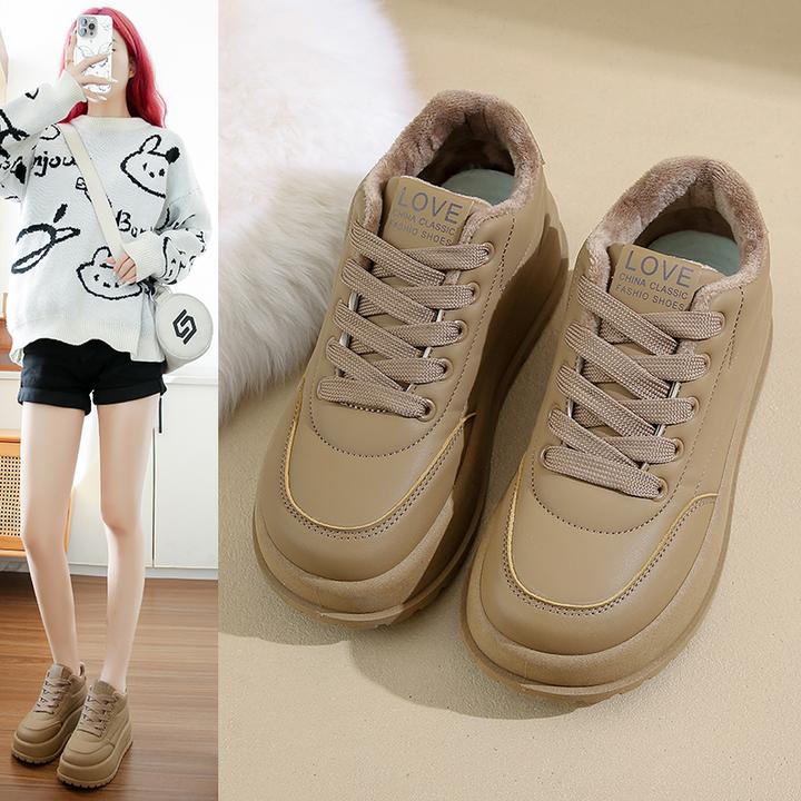 雪地靴女2024冬季新款韩版厚底棉鞋女加绒加厚保暖休闲鞋时尚潮流