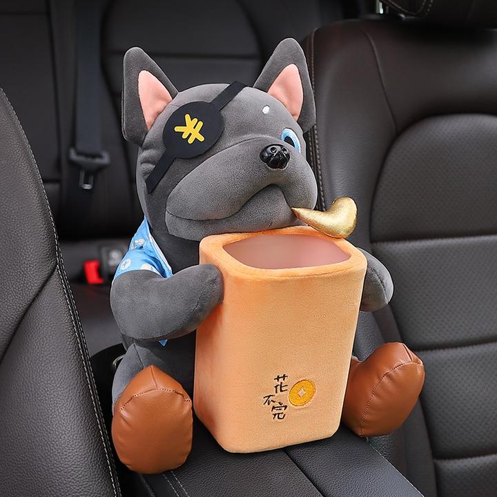 2023款网红款车载纸巾盒垃圾桶二合一创意多功能爆款汽车用抽纸盒