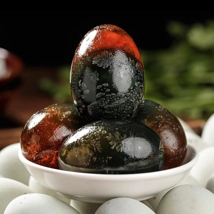 [水姑妈]非遗贵州散养麻鸭无铅工艺松花皮蛋煮粥凉拌食用70-80g