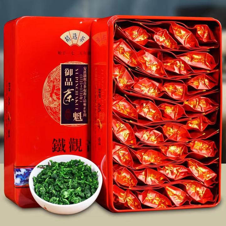 得韵堂浓香型铁观音茶叶礼盒装 福建安溪兰花香乌龙茶送礼小包装