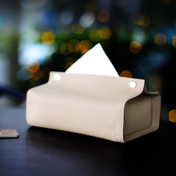 真牛皮纸巾盒家用茶几客厅高档轻奢纸抽盒创意车载抽纸盒精致礼物