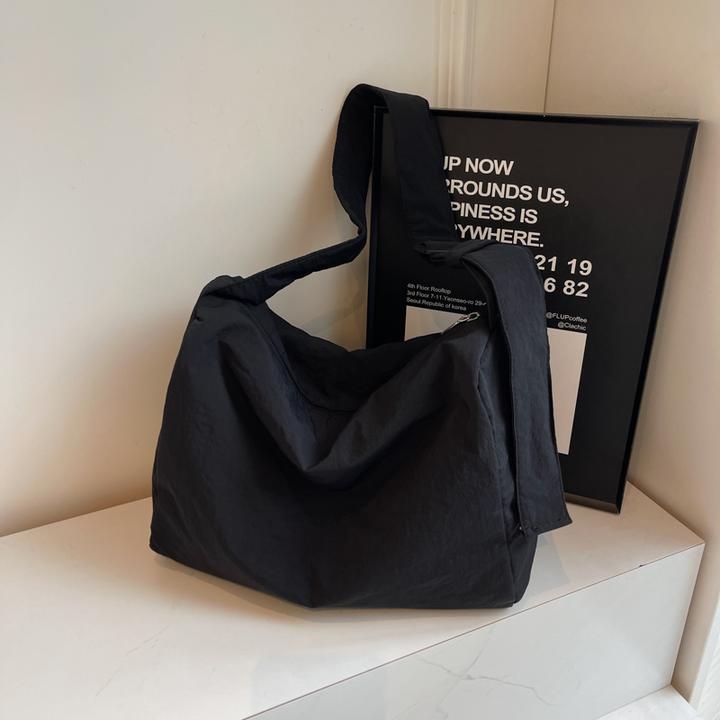 韩版ins简约慵懒风女2024秋季新款时尚休闲托特包小众潮流斜挎包