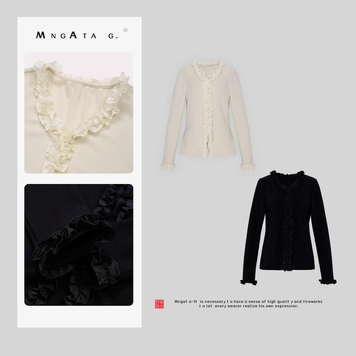 MNGATA G.宫小妍【和光同尘】桑蚕丝新中式中国风秋冬上衣X280568