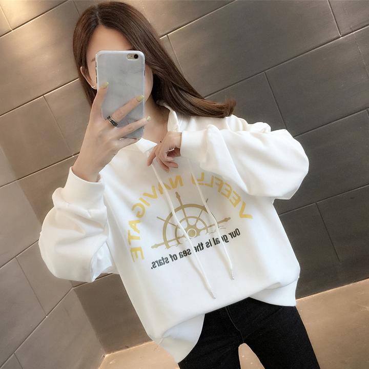 早秋装连帽卫衣女2024年新款宽松洋气欧货春秋薄款外套小个子上衣