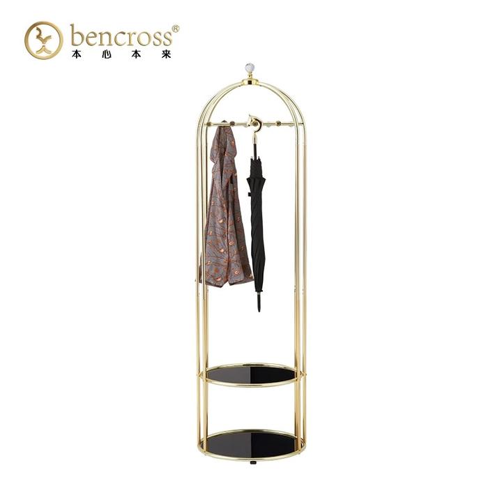 本心本来鸟屋创意衣帽架挂衣架卧室轻奢立式置物架家用简易衣服架