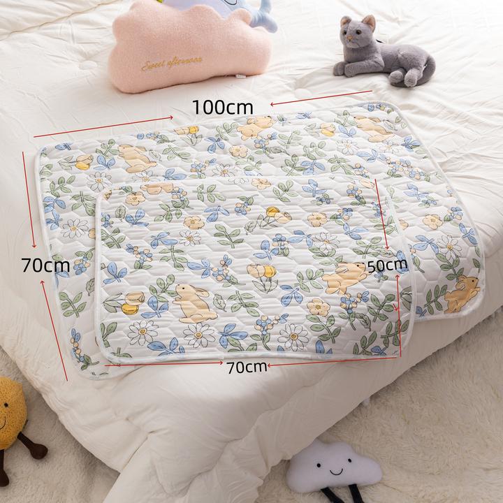 A类隔尿垫姨妈垫生理期专用新生儿床垫幼儿园机洗夹棉婴幼儿防水