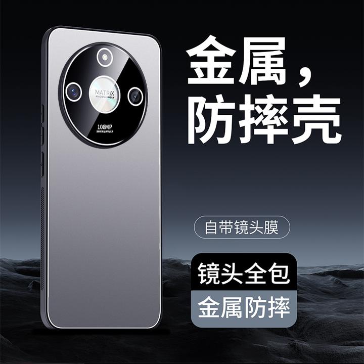 适用荣耀X60手机壳honor X60Pro保护套男女士新款自带镜头膜防摔