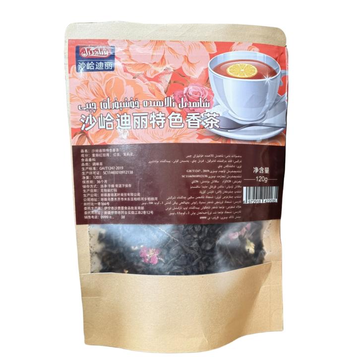新疆沙峆迪丽特色香茶伊犁民族饭店宴会待客茶散装调味花茶