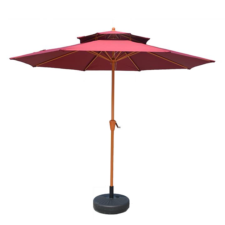 户外遮阳伞庭院伞室外太阳伞别墅花园商用防晒伞露营广告折叠大伞