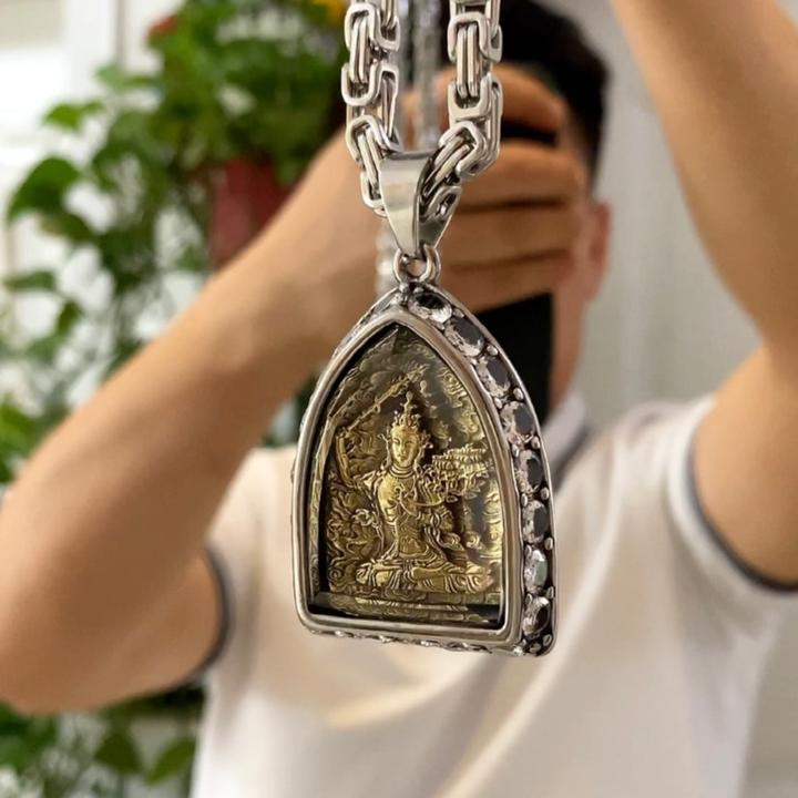 钛钢项链 男士项链小众高级感生肖守护吊坠男生饰品挂坠个性百搭