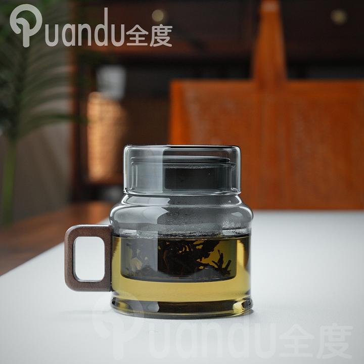 小茶壶玻璃泡茶壶迷你泡茶玻璃小茶壶一人用小容量绿茶专用泡茶器