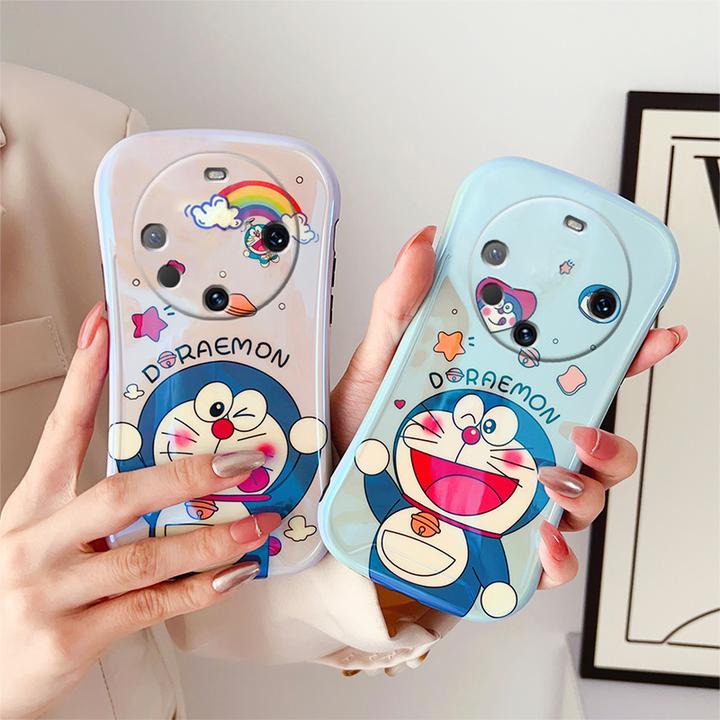 卡通哆啦适用华为mate60手机壳小蛮腰mate60pro曲屏保护套女生网6