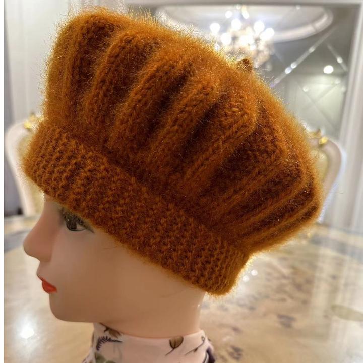 妈妈灯笼帽材料松鼠绒亮丝线毛线材料包