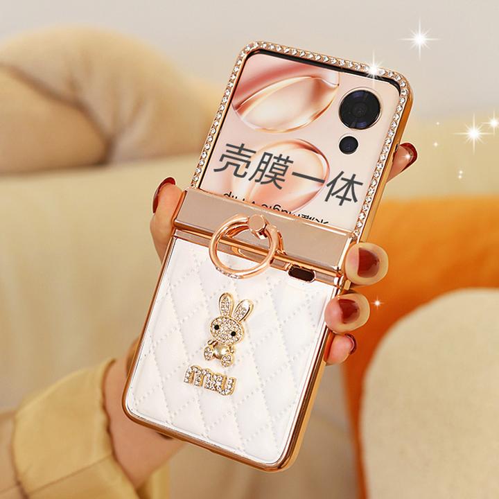 壳膜一体适用荣耀magicvflip手机壳白色斜挎VFlip2防摔女款钢化膜