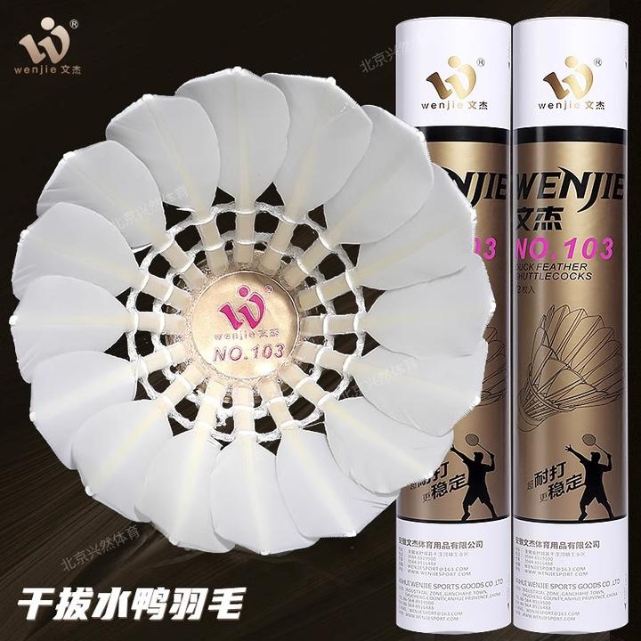 鹚鸪鸭中方飞行稳定球馆比赛训练用球特级耐打耐打型羽毛球