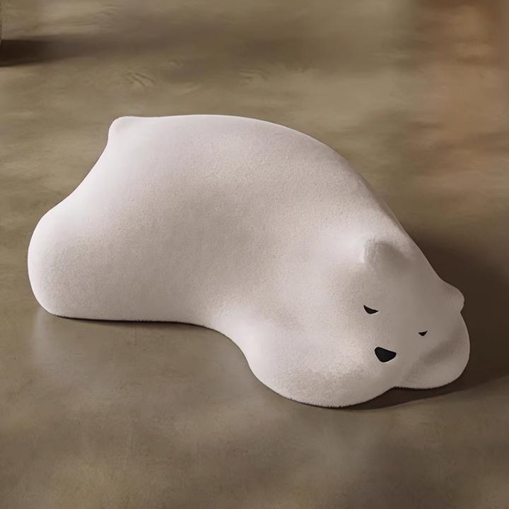 家用一体定型棉趴趴熊客厅休闲椅懒人沙发卡通熊休闲椅防摔休闲椅