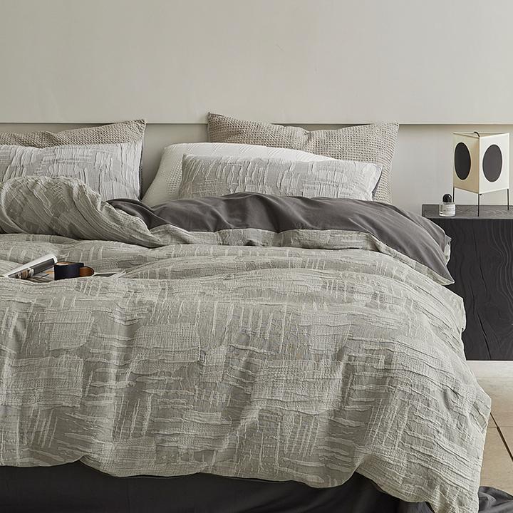 路约威格四件套全棉纯棉2024新款轻奢复古侘寂风简约床上用品日式