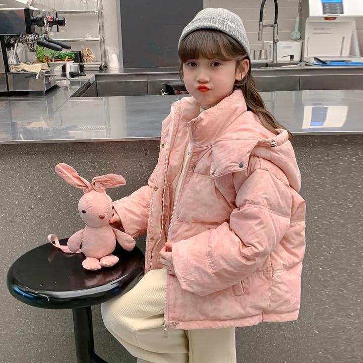 巴拉巴拉女童冬装羽绒服外套新款洋气中大童时髦加厚白鸭绒冬季儿