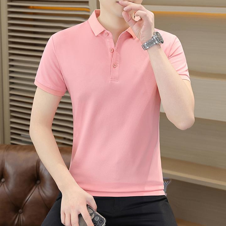高品质男士polo衫潮流韩版珠地棉翻领t恤男短袖休闲潮牌男装半袖