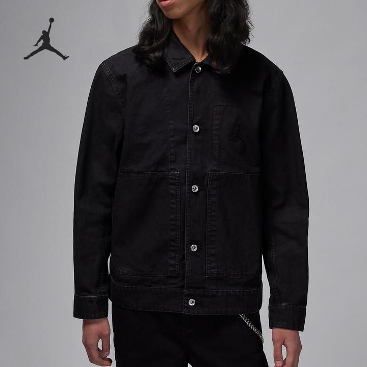 Nike/耐克官方正品2024春季新款男士运动休闲翻领外套FN4528-010