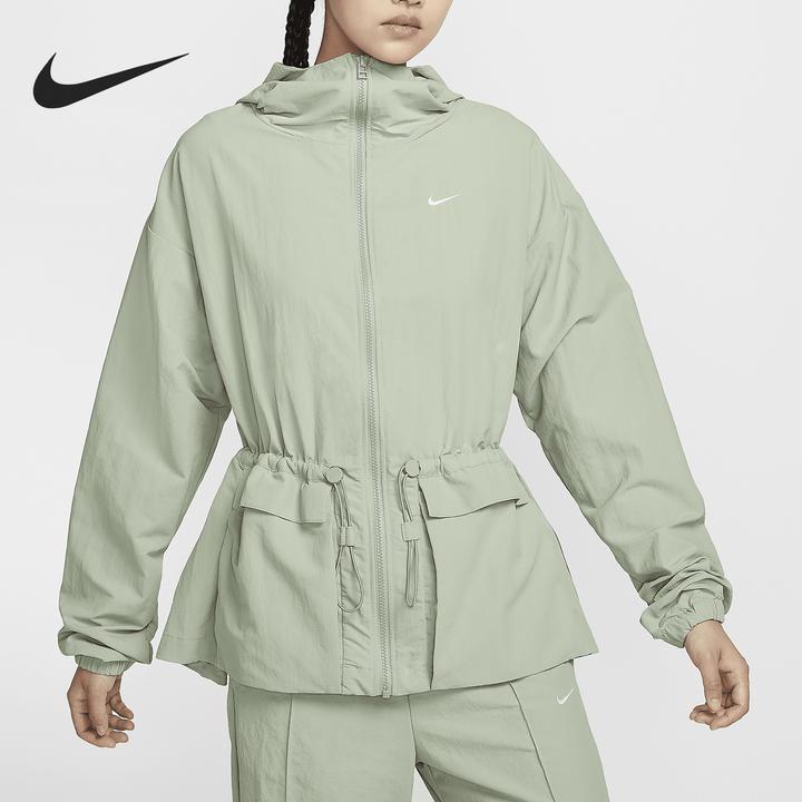 Nike/耐克正品2024新款女士防水透气梭织休闲连帽夹克FN3670-370