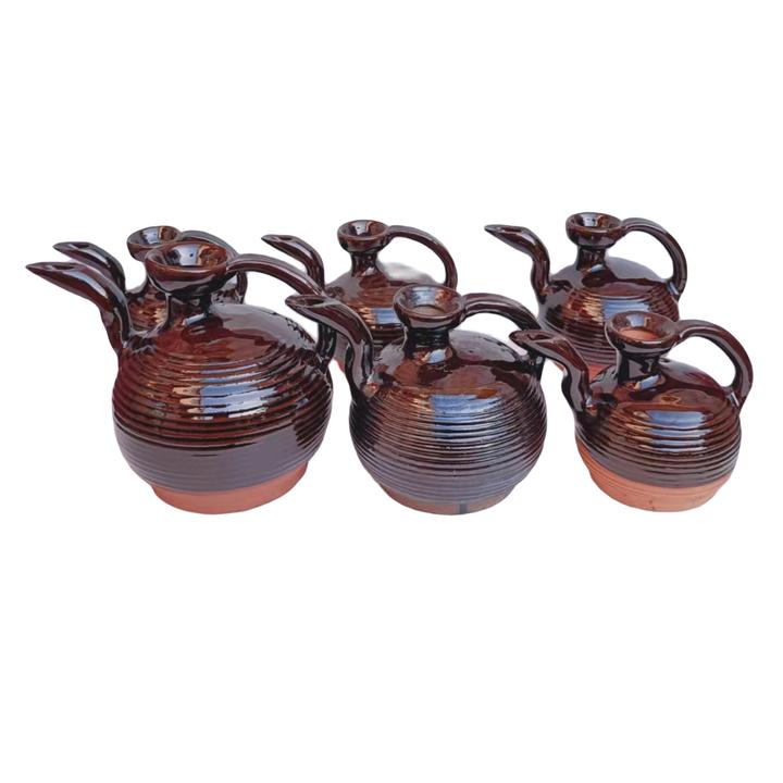 烫酒壶土陶热酒壶酒燎子酒具酒壶古代老式老酒壶70年代老式温酒壶