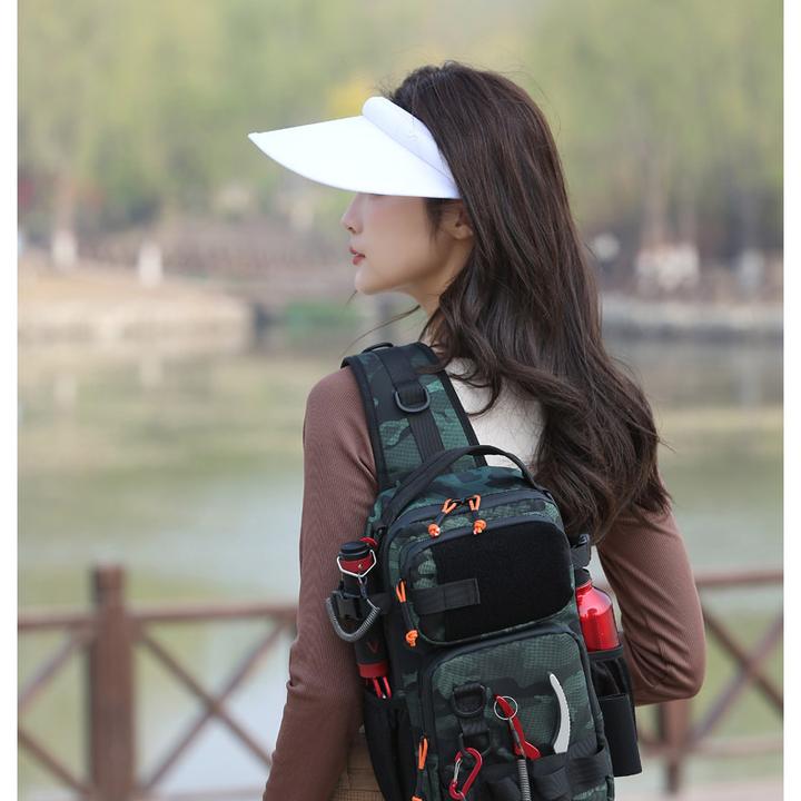 单双肩路亚包新款防水男女旅行登山运动单肩斜挎包胸包钓鱼渔具包