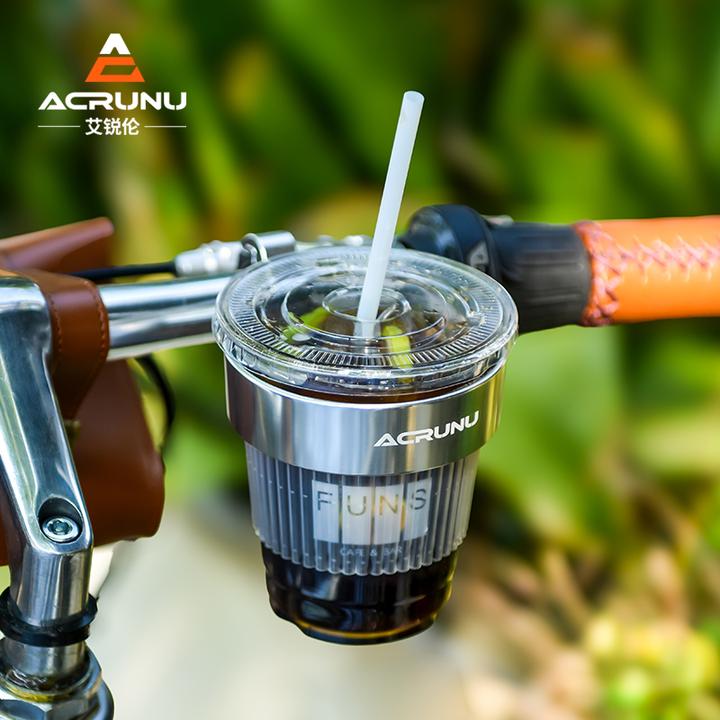 艾锐伦自行车咖啡杯支架小布折叠车奶茶杯托架水杯架车把水壶架