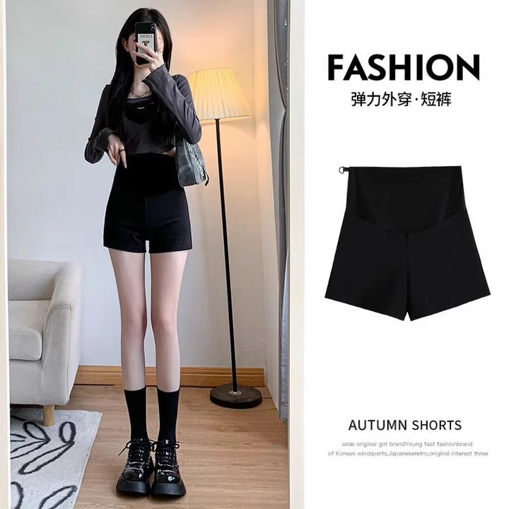 孕妇短裤女2025年新款显瘦时尚休闲宽松百搭托腹早中晚孕期装遮肚