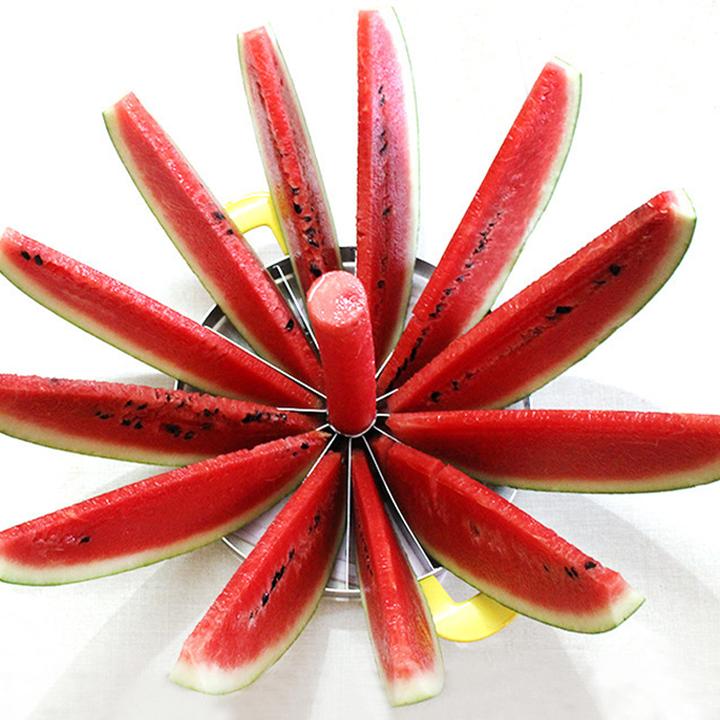 多功能不锈钢西瓜切切西瓜神器大号不锈钢哈密瓜分割器去核切片器