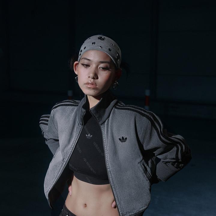 ADICOLOR DENIM TRACK TOP 牛仔立领运动夹克外套 JY2564