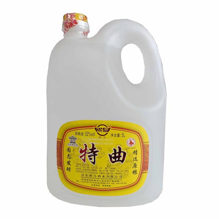 欣马马场香型桶装白酒纯粮酿造专用固态发酵绵柔口感52度5L