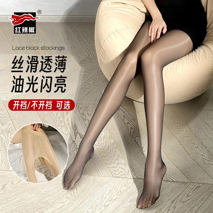 红辣椒油光袜女超薄油光闪亮连裤袜网红显瘦辣妹性感防勾丝丝袜夏