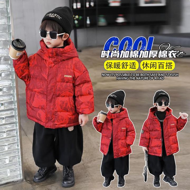 MODEK KODEK洋气棉服冬季新款中大冬款秋冬加厚加绒女孩棉袄中大