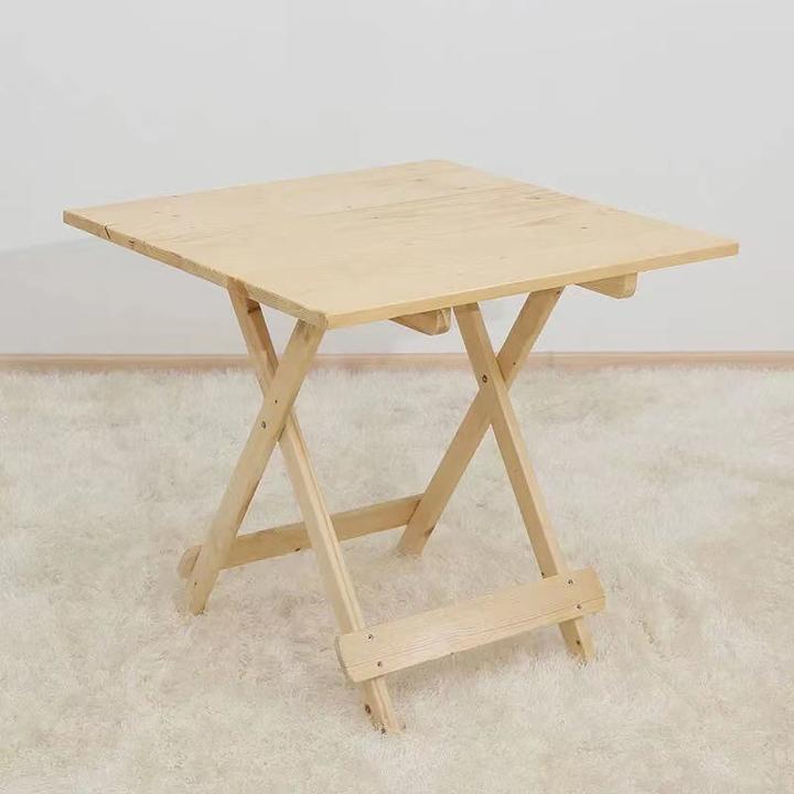 实木多用桌餐桌户外摆摊便携式餐桌学习桌家用多用折叠桌