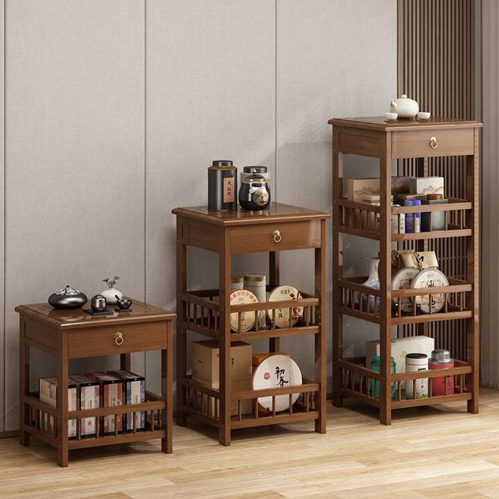 茶柜茶台客厅沙发边几侧边柜小茶几小桌子茶叶架收纳柜角几置物架