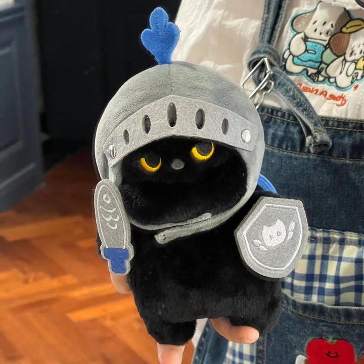 大号骑士猫咪公仔生日礼物毛绒玩具可爱娃娃陪伴玩偶生日礼物送女