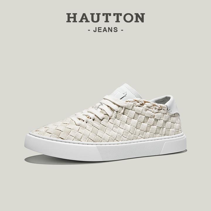 HAUT TON/皓顿男士小白鞋板鞋百搭休闲鞋潮流运动时尚931XB4328