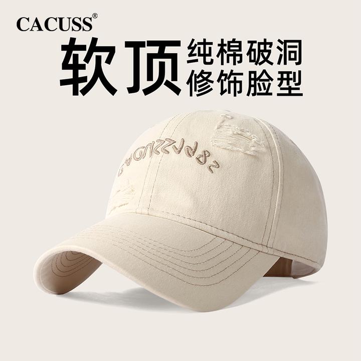 【Cacuss】棒球帽显脸小女大头围百搭帽子男户外软顶鸭舌帽BQ230658