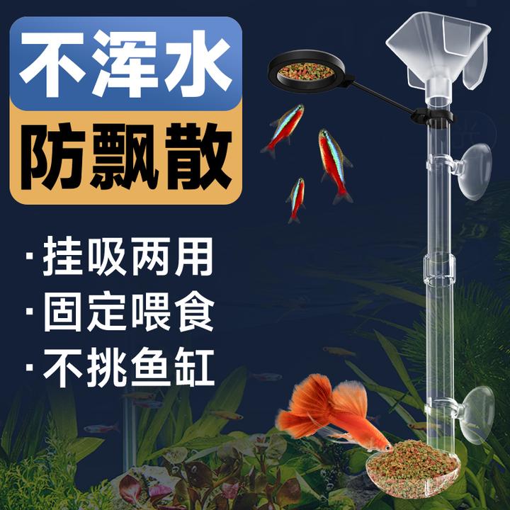 鱼缸喂食器防飘散喂食圈投食器投食圈鱼食投喂器悬浮喂鱼饲料