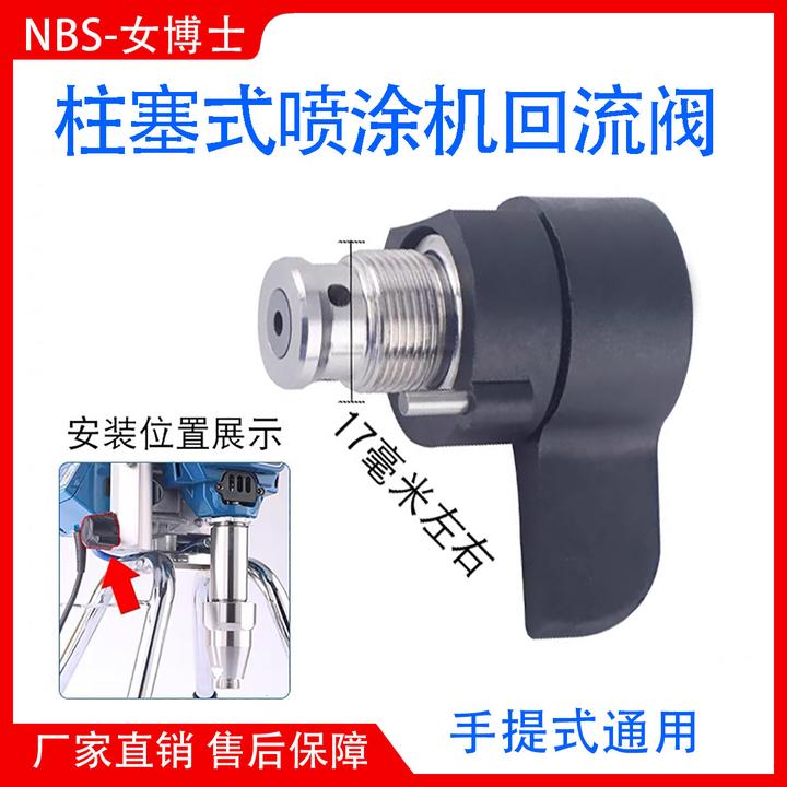 柱塞式喷涂机原装回流阀395/495-995排空气阀油漆工高压稳压配件